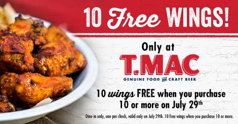 Happy Monday! We're giving you something to look forward to on Wednesday! #NationalChickenWingDay