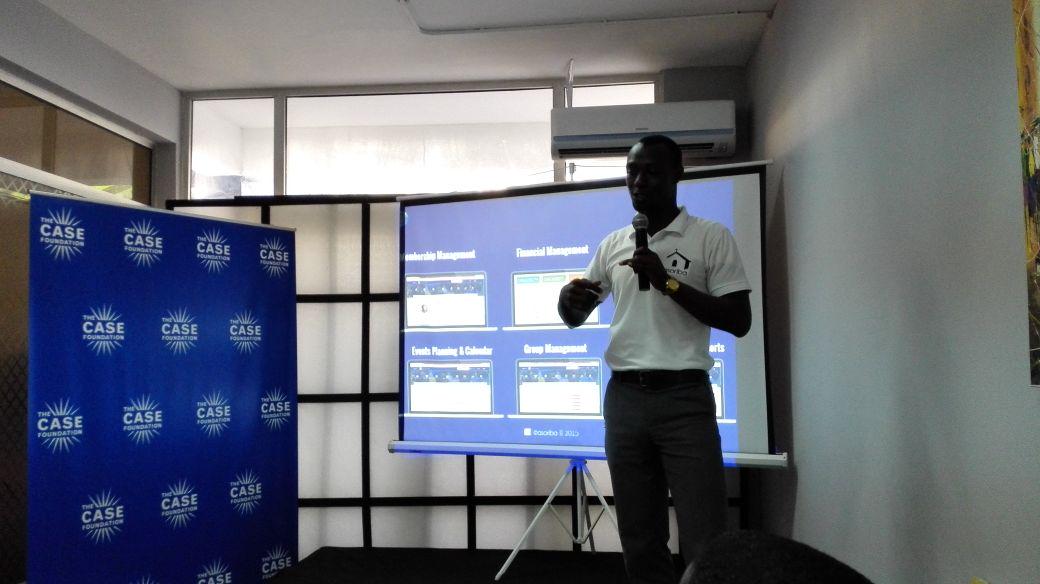 iSpaceGh's tweet photo. Church membership management app @asoribaapp next up @hubaccra @MEST #PitchforAccra #startups #thecasefoundation http://t.co/D9LJ4NnccK