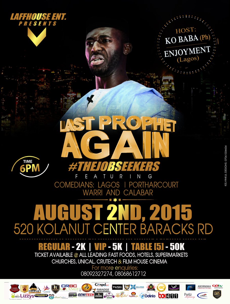 MissWazobia's tweet photo. Calabar wont afford to miss this... http://t.co/4eFV57QD1e