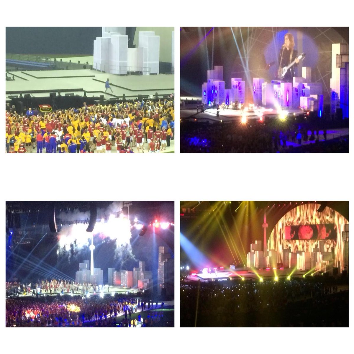 Tyler_J_Howe's tweet photo. I had a great time watching @TO2015 Closing Ceremony @Rogers_Centre. The performance was magnificent. http://t.co/9DZhgYOZ87