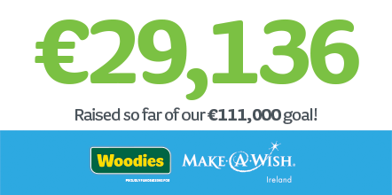 WoodiesIreland's tweet photo. We are blown away by the generosity of our customers @MakeAWish_ie #workingonwishes http://t.co/mLihVZZYLE http://t.co/qmgMHlaPpf