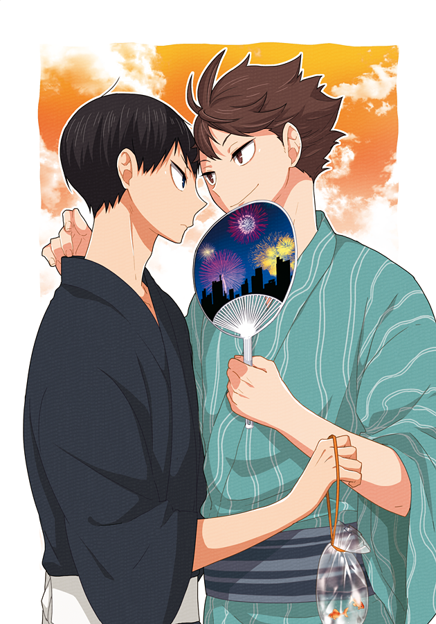 「浴衣〜〜〜(*'`) 」|しなそのイラスト