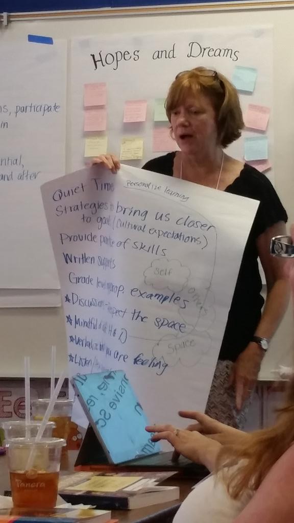 searchdarksky's tweet photo. At Westlake Charter School in.Sacramento for day 1 of #responsive_classroom! #lasdk8 @OakPrincipal #OakRocks http://t.co/eXHlcXbdqS