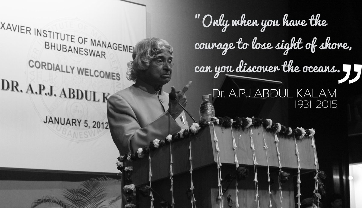 ximb_official's tweet photo. XIMB family expresses the deepest condolences to our former President Dr. A P J Abdul Kalam. RIP #MissileMan http://t.co/v0MltU4ald