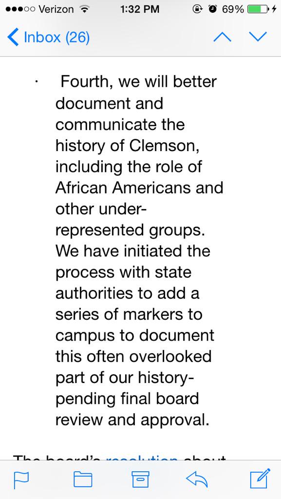 The diversity plan (finally). Thank the students & faculty who have refused to let these issues die. We aren't done