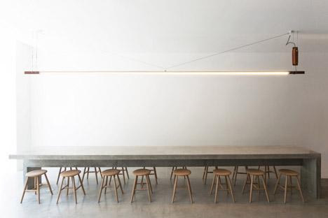 dezeen's tweet photo. Materials that "wear-in with use" were used for the interior of this restaurant: http://t.co/RYsM82mAjS #interiors http://t.co/PfAZTWbWLY