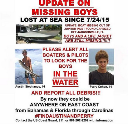 CostaSunglasses's tweet photo. Getting the word out to our #Florida family to be watching for these #missing boys. #FindAustinandPerry http://t.co/TAoUa7fvQV