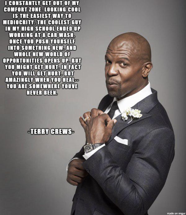 theCHIVE's tweet photo. Awesome advice from @terrycrews http://t.co/RaVB5DRSXE