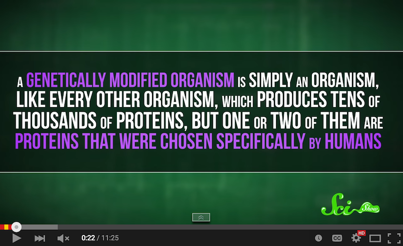 USFRA's tweet photo. .@YouTubeSciShow answers the question, "Why are GMOs bad?" (Hint: They aren't) https://t.co/81G6S8Pk4a http://t.co/qC01Kik1A4