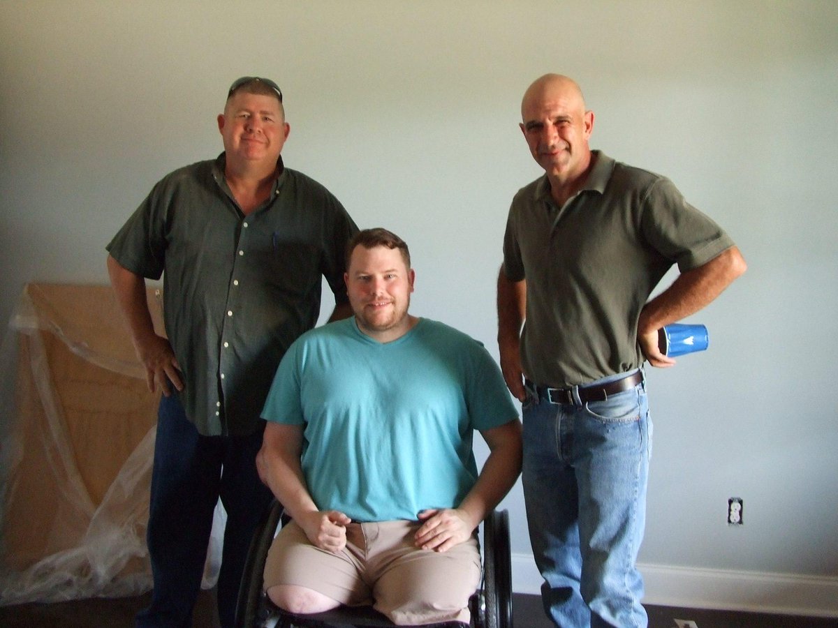 So proud to partner with @HelpingaHero to provide wounded #veteran Chaz Allen a home. #empowerheroes