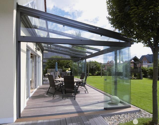 gevelenhuis's tweet image. Solarlux overkapping met draai/vouw wand