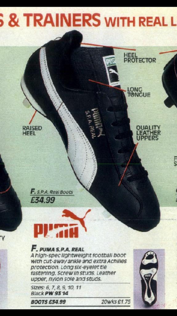 80s puma football boots