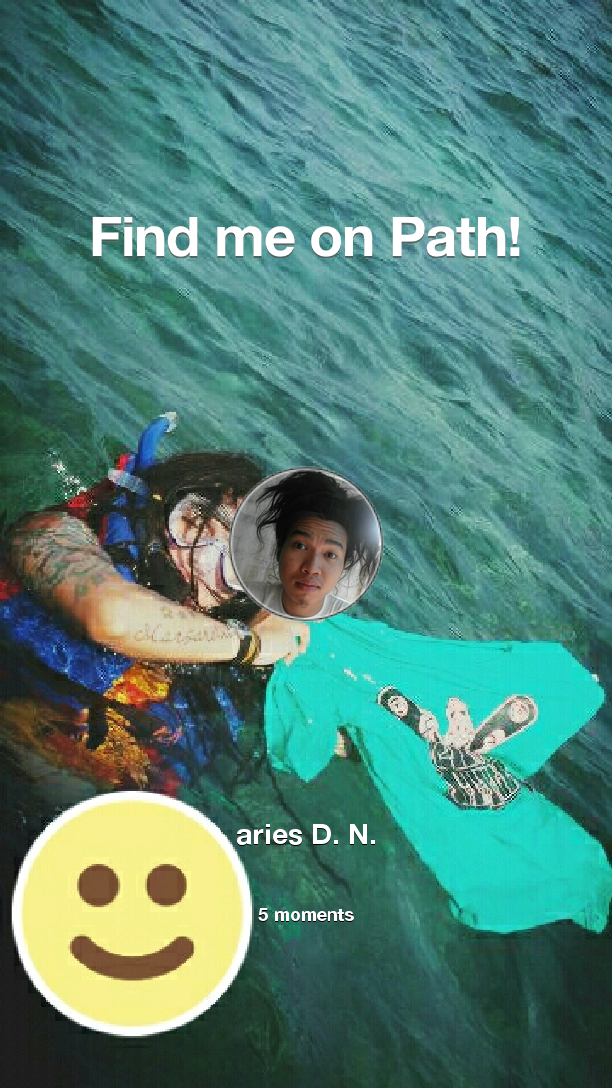Find me on #Path now! Go to: path.com! #thepersonalnetwork