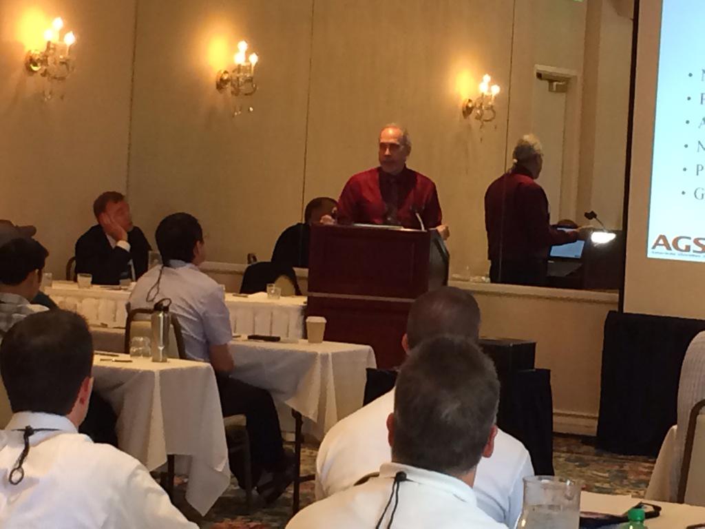 HindsScott's tweet photo. John Newman talking about pressure control. #agsconference @GloveboxSociety http://t.co/PnOmhiAWtZ