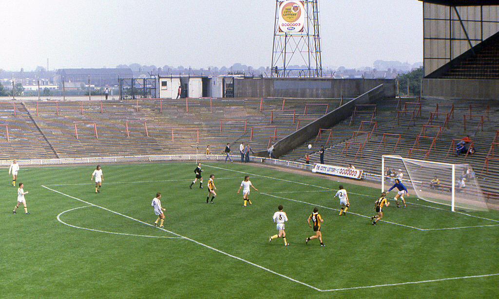 TerraceImages's tweet image. Hull City's former Boothferry Park home in 1980 #HCAFC