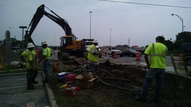 nbc4i's tweet image. Water main break affects western Franklin County. bit.ly/1MvR5Aa #nbc4i