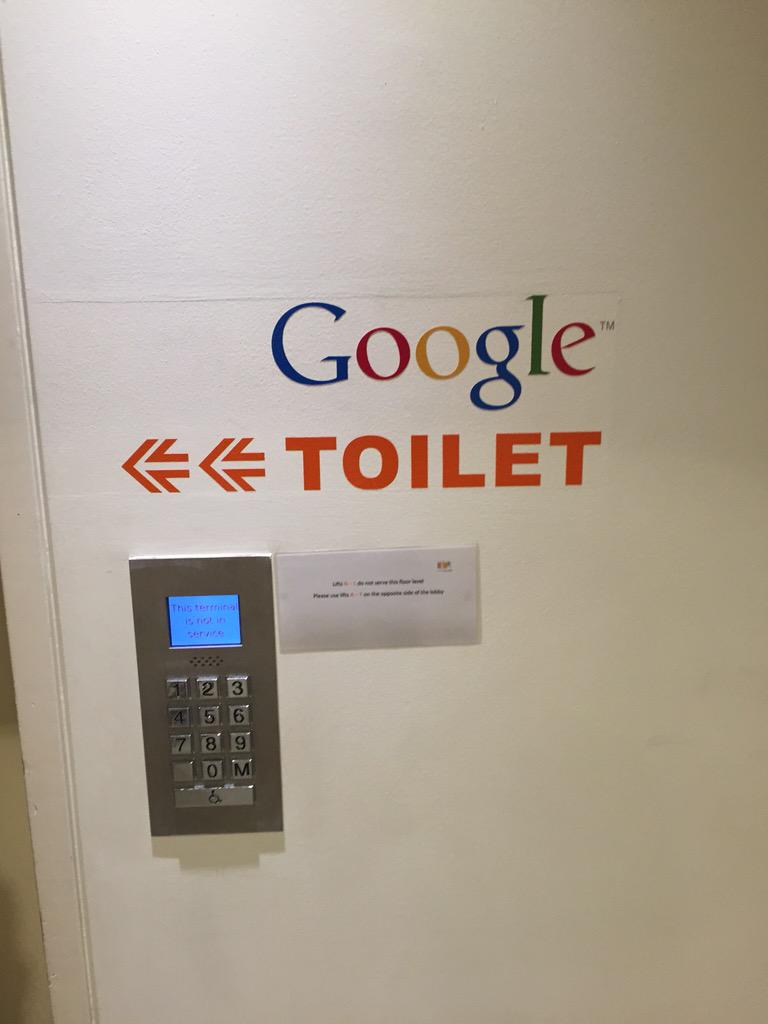 The most interesting thing we saw was Google's new project: Google Toilet <a href="/JonathanReidUK/">Jonathan Reid</a>