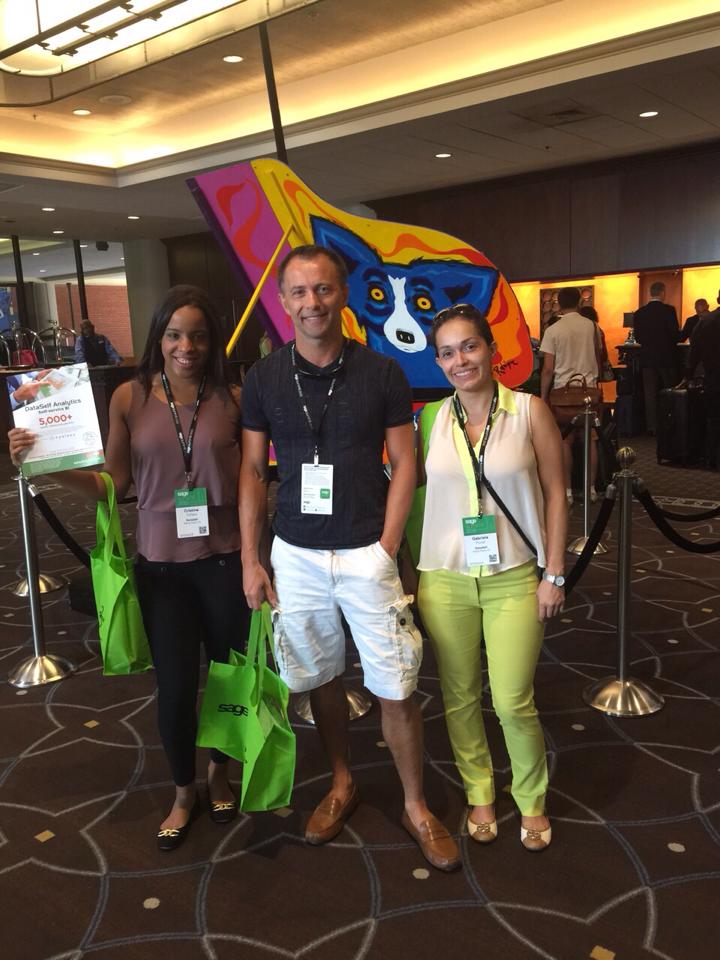 #SageSummit Day 1: <a href="/dataself/">DataSelf Analytics</a> team is excited to be part of the largest global conference for #SmallBiz