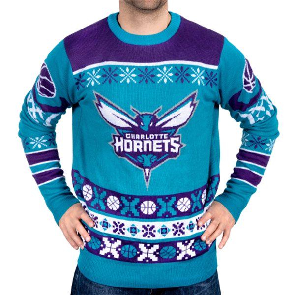 Charlotte Hornets Basketball Christmas Sweatshirts - Blinkenzo