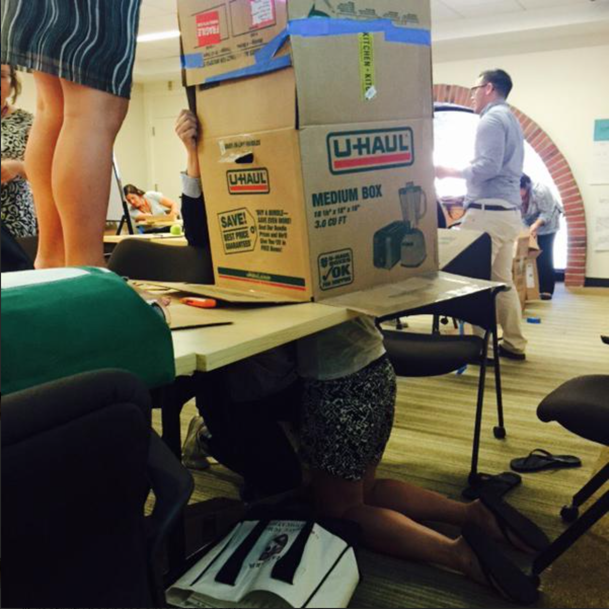 EdwardPClapp's tweet image. How about thinking inside and outside the box? #creativity participants from #pzc2015 #hgsepzfol @OfficialMIOasis