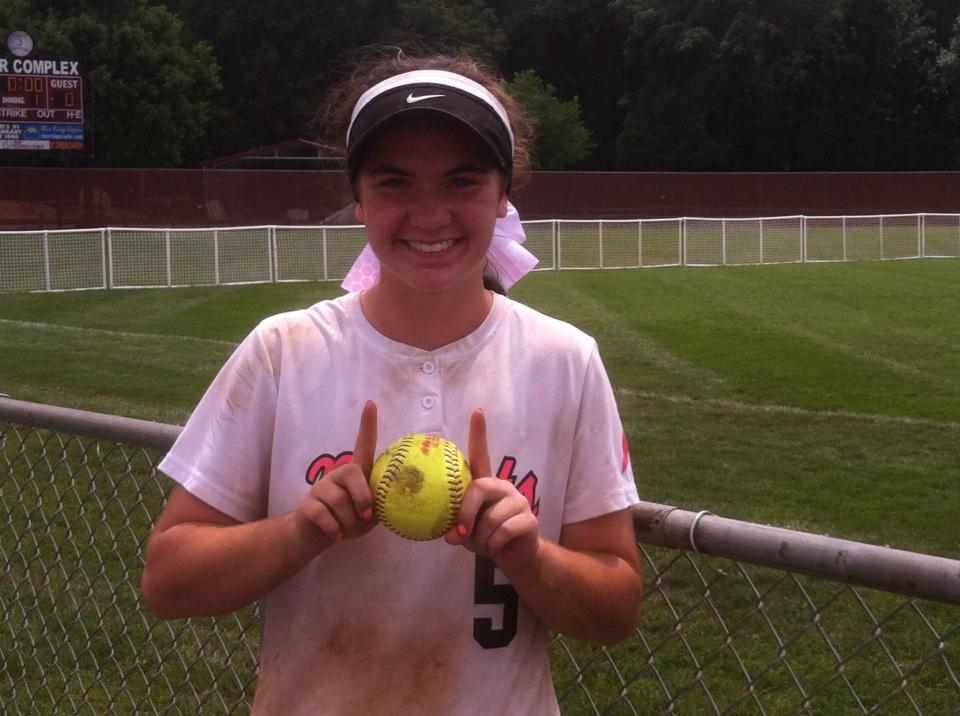 FastpichFan's tweet image. Ash Cook, Olathe Rockets #5 '18 LSHS w/hr @ASAUSASoftball Nationals 5 this summer 11th career #RocketPower