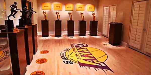 HipHop Culture on X: Lakers Legend Magic Johnson' Trophy Room   / X