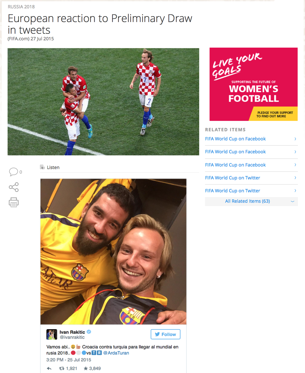 FIFAcom's tweet photo. We look at some of @twitter's reaction to Europe's #PrelimDraw that took place on Saturday
http://t.co/IQQnArKfrf http://t.co/gmN5qMXYO8