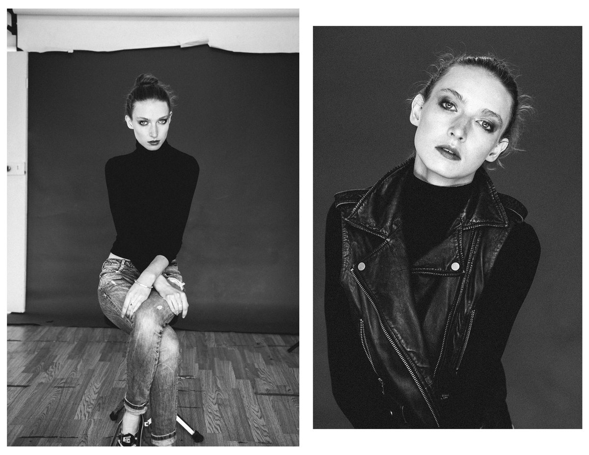 Did a little test with Esme @ @thehivemodels today. Makeup by Grace Sinnott.