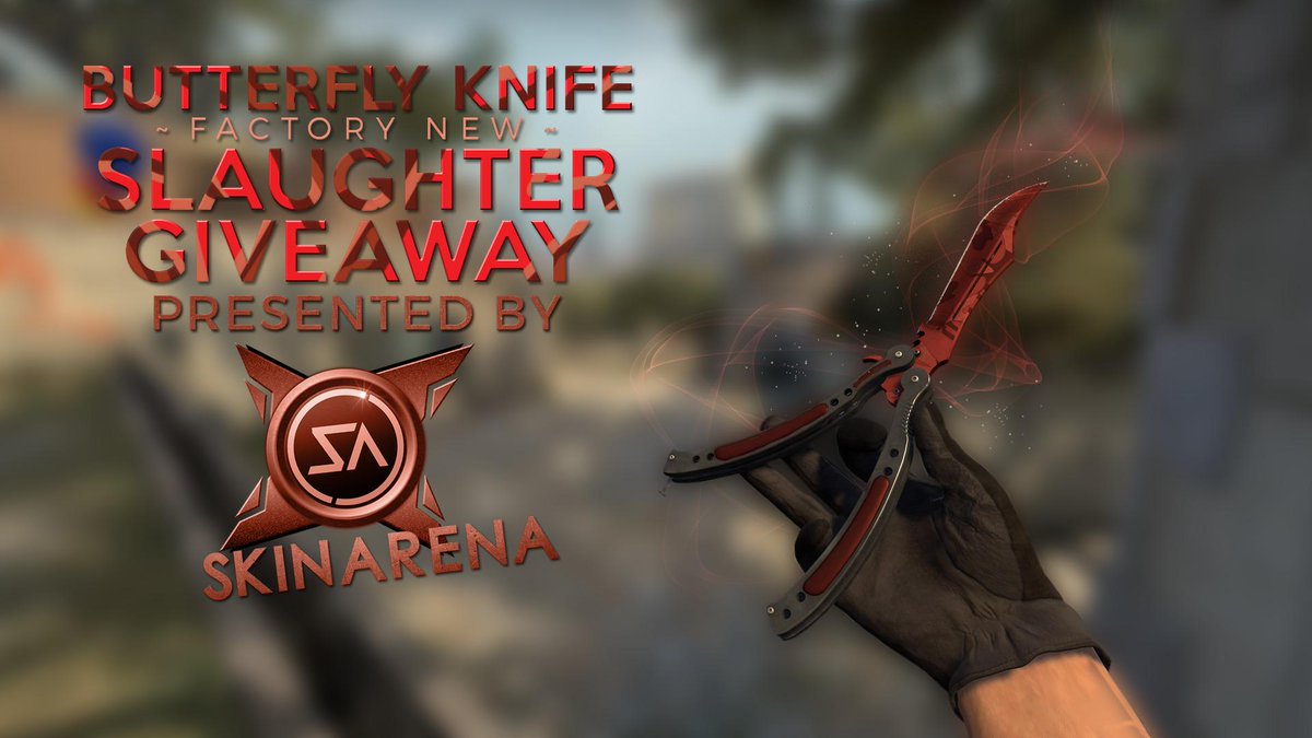 imcoty's tweet image. Butterfly | Slaughter FN GIVEAWAY! 

RT to enter! 
Must be following Myself &amp;amp; @SkinArenaCS :D

GL &amp;lt;3