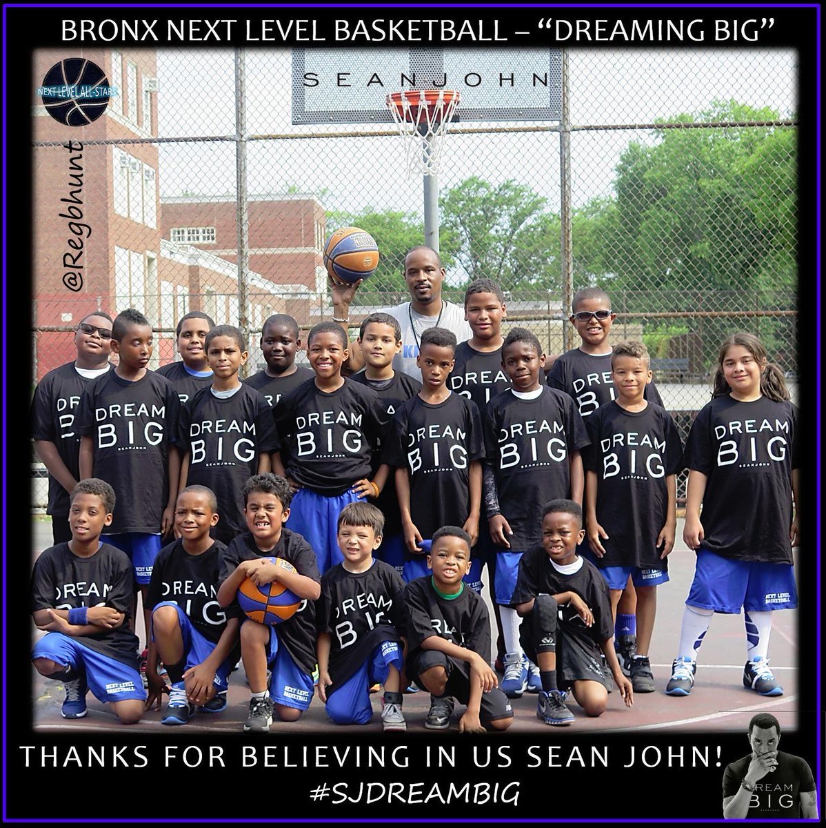 regbhunt's tweet image. #NextlevelBasketball Thanks @seanjohn &amp;amp; @iamdiddy 4 supporting and believing in my Kids Youth Program!! #SjDreamBig