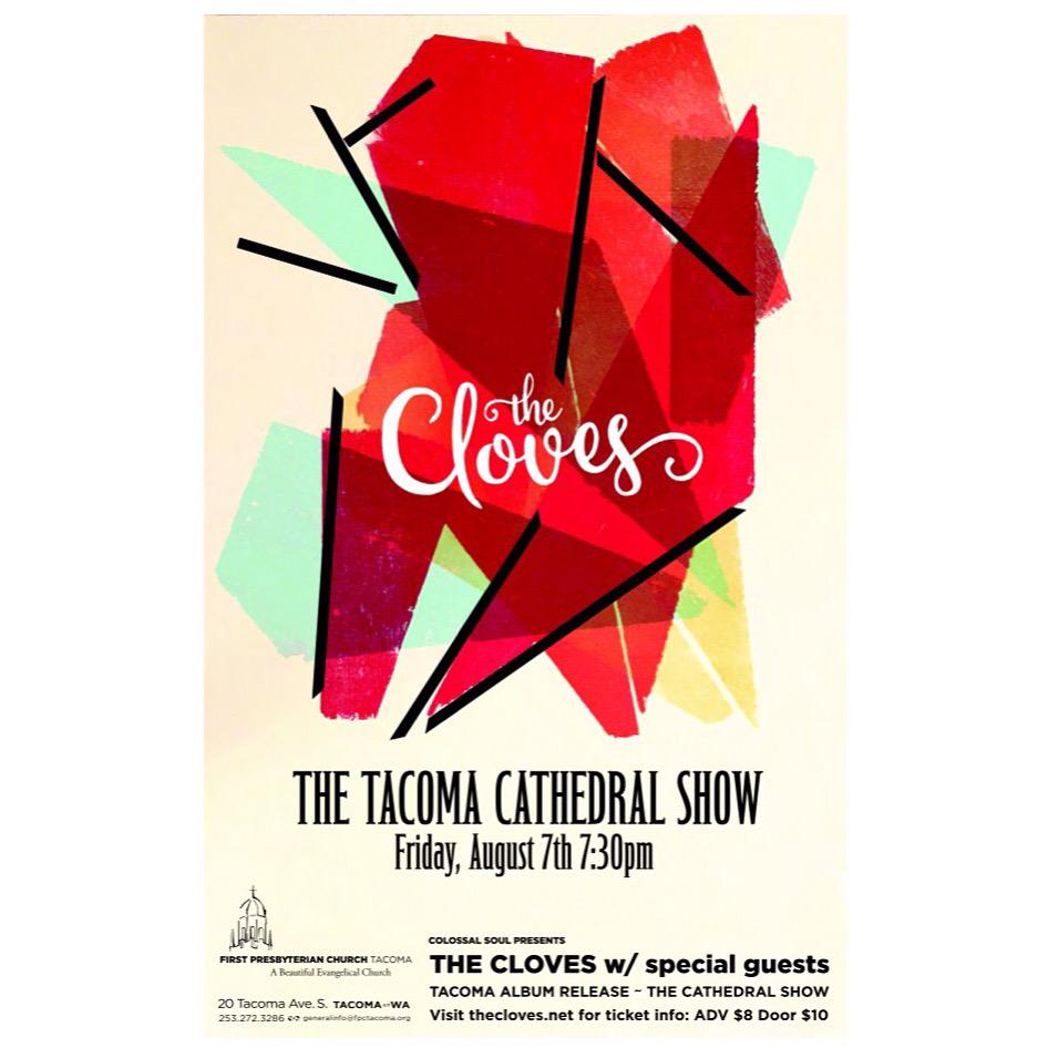 thecloves's tweet photo. The Tacoma Cathedral Show Friday August 7th 7:30 #makemagicintacoma http://t.co/2od68uFtml