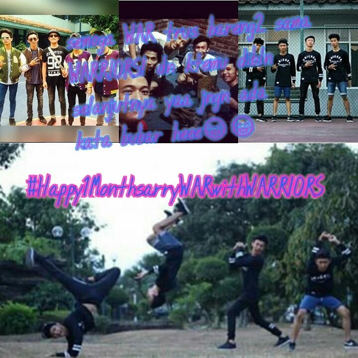 #HAPPY1MONTHSARRYWARWITHWARRIORS <a href="/AdamMaulud/">Adam Maulud</a> <a href="/irsyadsae/">irsyadsaefurohman</a> <a href="/aldiecacing/">Anggini Nur Asia</a> @RikiA20