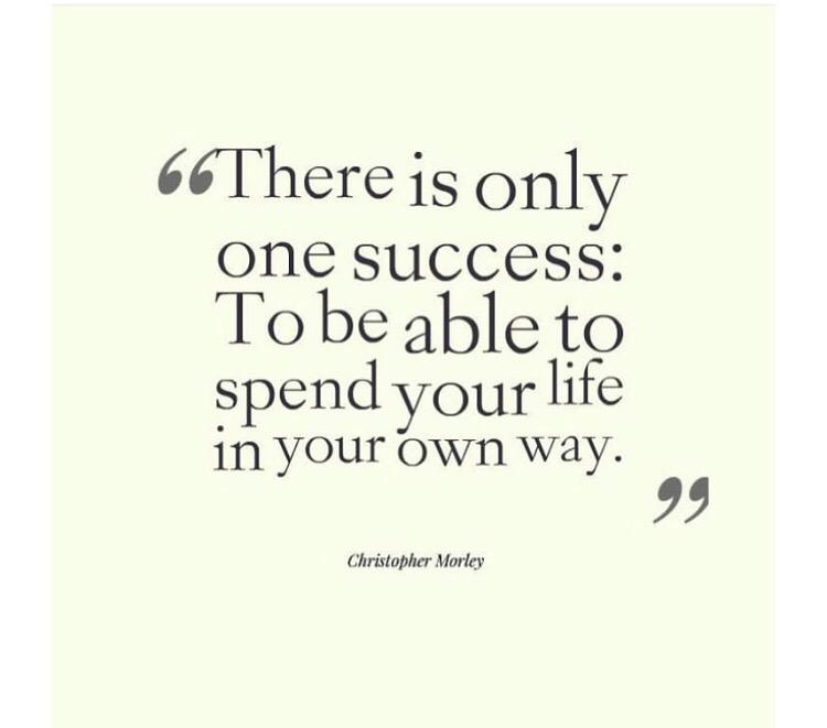 modern_rock's tweet image. "There is only one success: To be able to spend your life in your own way."