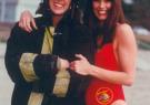 shebooks's tweet photo. @carowriter and @alexandra_paul in '92, each dressed for work. Find Caroline's books here http://t.co/w9DCrfavIH http://t.co/IzWhXKEdYN