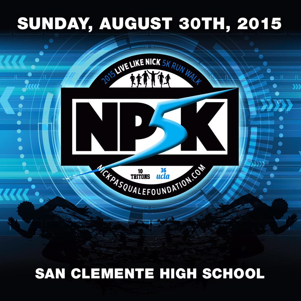 AJPasquale36's tweet photo. Register for the #NP5K at http://t.co/CQ4DcnLDAa to celebrate #PAC36 on Aug 30th @Tritonfootball @UCLAFootball http://t.co/KW1BDRPtyW