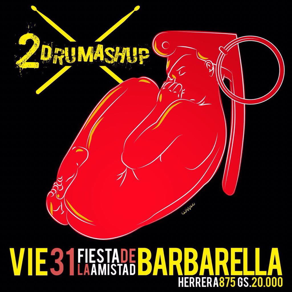 2drumashup's tweet photo. Este viernes fiesta de la amistad con 2DRUM en Barbarella !!! 💥💥💥 http://t.co/L7XUSmyKMK