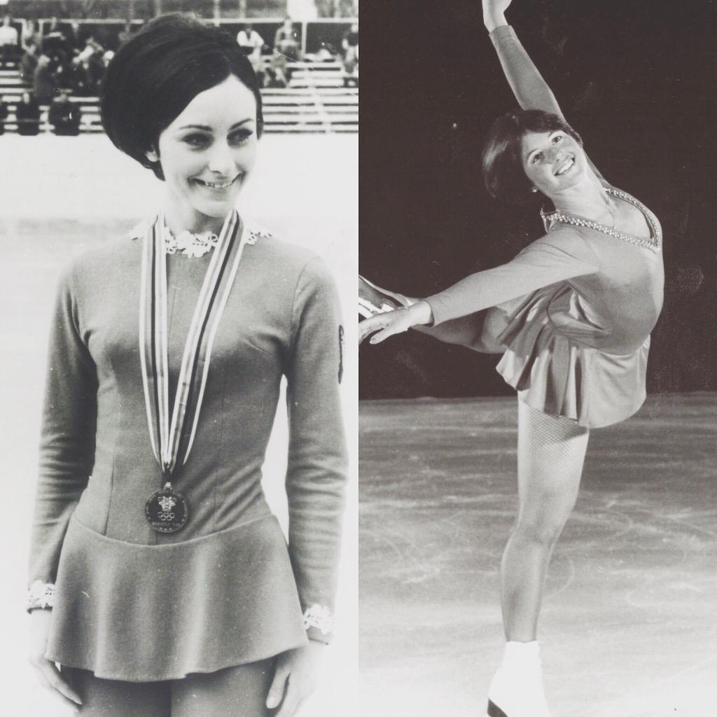 A pair of GOLDEN birthdays over the last couple of days...Happy Birthday to Dorothy Hamill and Peggy Fleming! 