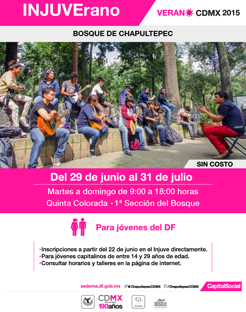 higaredasi's tweet photo. Si Tienes entre 15 y 29 años, el @InjuveCDMX y la #QuintaColorada tienen un espacio para ti. @HectorSerranoC http://t.co/m8srD2EJGq