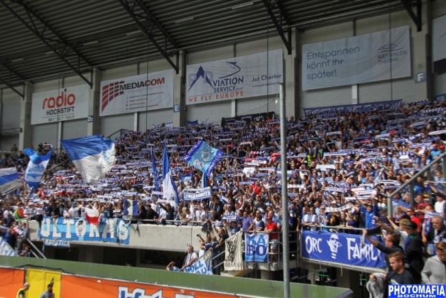 FussballUltras's tweet photo. SC Paderborn - VfL Bochum 26.07.2015 [Home Support] #SCPBOC http://t.co/i70LNxc0iU