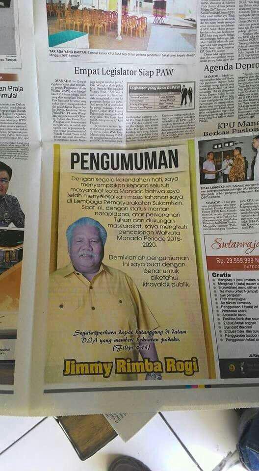 Semoga penghuni penjara se-Indonesia tdk baca ini &amp; berpikir "Inspiratif....."