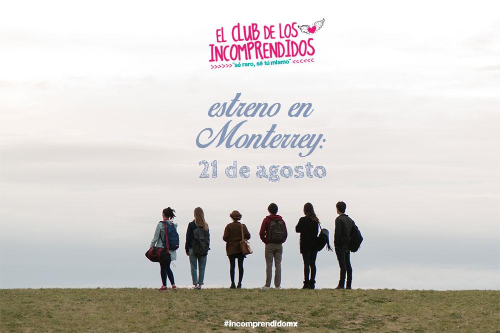 incomprendidomx's tweet photo. ¡Buenas noticias, Monterrey! 'El Club de los Incomprendidos' se estrena el 21 de agosto. ¡RT para que todos lo sepan! http://t.co/xfnRyuxWhB