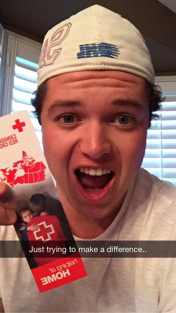 JakeMorrison_'s tweet photo. @AnthBilanzola_ #redcross http://t.co/nQcvnbG26t