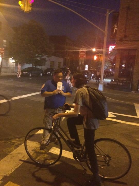 NYPD90Pct's tweet photo. #OutSmartBK Bicycle Registration @BlackBearBKLN #CrimePrevention http://t.co/BkV1khMT4q