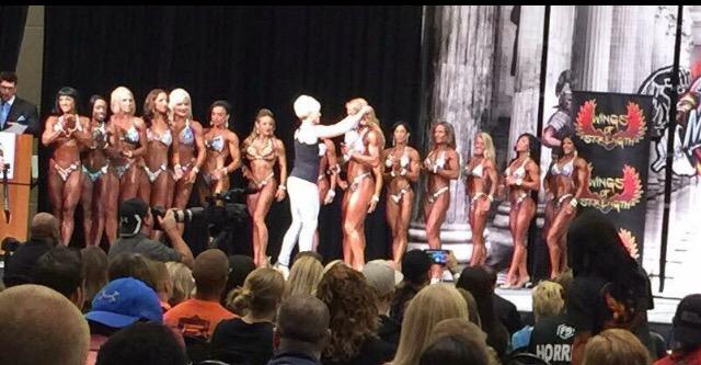 1buffmom's tweet image. A friend just sent this, it's me receiving the 4th place award at The Omaha Pro! A fun shot! @SuppGiantCO #proudpro