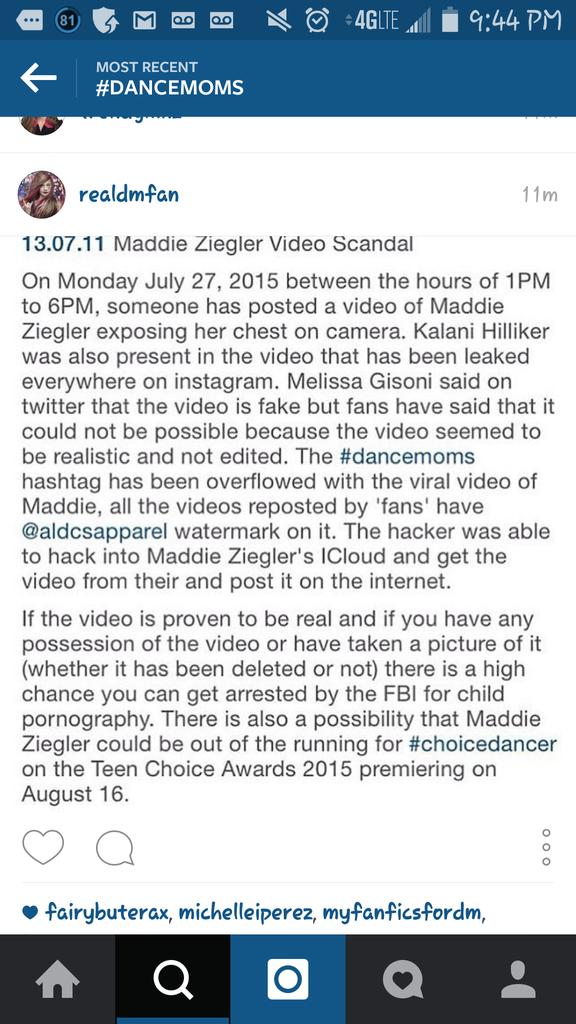 Maddie ziegler leaked