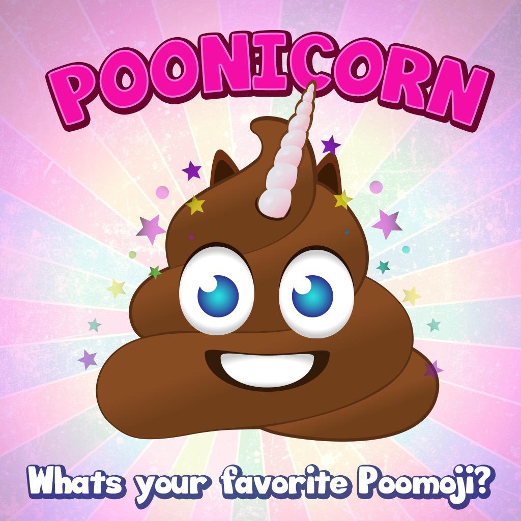Poomojiapp's tweet photo. Is there anything more majestic than the POONICORN!? (http://t.co/eHAwsbn1PL) http://t.co/fSfDh8TEz2