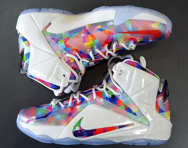 SimpleSneakers's tweet photo. The Lebron 12 EXT Prism's release in 3 days, how are you guys feeling about them? http://t.co/IHRp7w1kIW