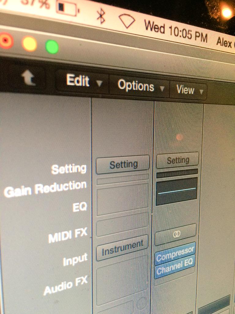 Channel Strip shortcut: double-click the thin Gain Reduction Meter bar to add Compressor &amp; the EQ Thumbnail to add EQ