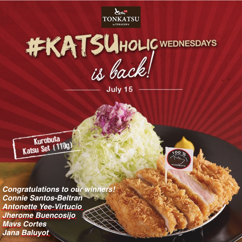 TonkatsuPh's tweet photo. Excited for some KATSU? Congratulations to the winners of last week's challenge! Send us DM if you see your name. :) http://t.co/BV6xt2IFey
