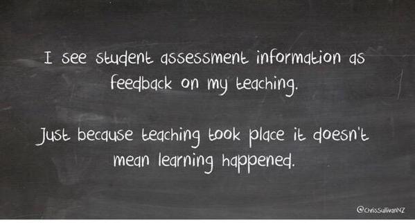 RT <a href="/VisibleLearning/">Visible Learning</a> Seeing assessment as feedback on teaching is so powerful #AnnualVL2015 <a href="/CorwinPress/">Corwin</a>